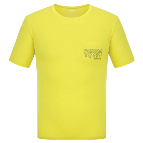 남성 하이라이트 라운드 하프 티셔츠 REWMTSM21611